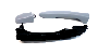 View Lock and Handle Door. FC 36. Primed at Delivery, to be Painted in coordinated colour. Without Keyless Entry System. (JP). (Left, Front) Full-Sized Product Image 1 of 1